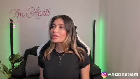 Snapshot of abril_w18 chatting on 28, 2, 2025 My name is Alexa. Please say hello I like to chat with you. If you have requests please use tip online show from 28, 2, 2025