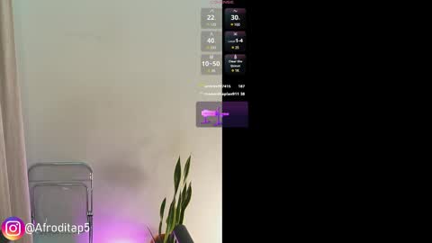 Afrodita P  online show from 1, 3, 2025