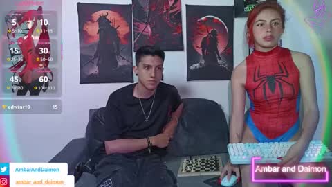 Snapshot of ambar_and_daimon_ chatting on 24, 10, 2025 AMBAR AND DAIMON online show from 24, 10, 2025