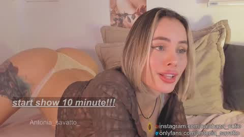 Snapshot of antonia_savatto_ chatting on 20, 1, 2025 o ANTO online show from 20, 1, 2025