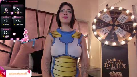 Snapshot of arisantana chatting on 28, 12, 2024 Aria online show from 28, 12, 2024