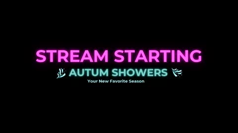 Autum Showers online show from 24, 4, 2026