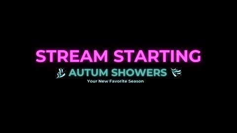 Autum Showers online show from 30, 4, 2026