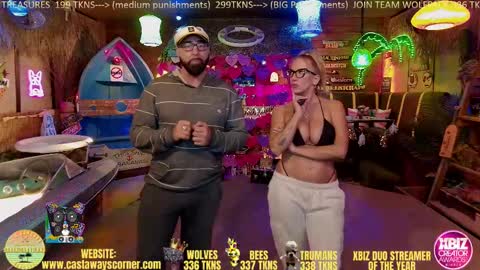 Mya and Angelo online show from 25, 2, 2025