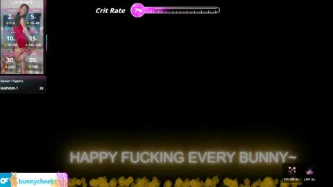 Snapshot of bunnycheekz chatting on 10, 4, 2026 Tokki bunny online show from 10, 4, 2026