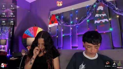 Isabella curly hair - Anastasia short hair  online show from 21, 12, 2024