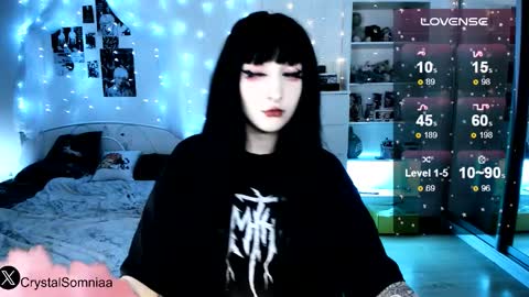 Snapshot of crystalsomnia chatting on 20, 12, 2025 Sasha Make me moan with patterns good music here online show from 20, 12, 2025