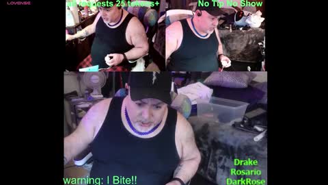 Drake D Vamp aka Drake DarkRose online show from 25, 1, 2025