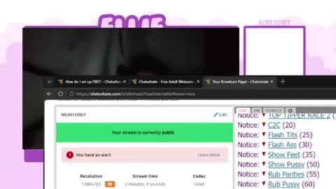 Snapshot of elliehazii chatting on 26, 5, 2026 Ellie Hazii online show from 26, 5, 2026