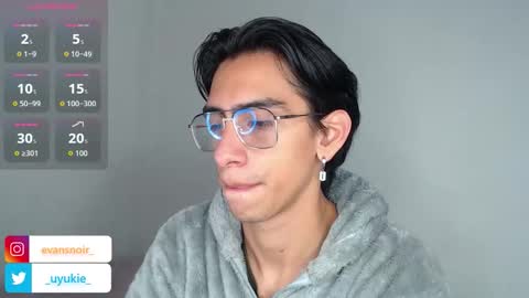 Evans Noir. Dont forget to Follow me at my socila media online show from 13, 3, 2026