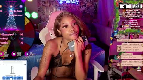 Snapshot of faethedoll chatting on 11, 12, 2024 Fae and Cheta online show from 11, 12, 2024