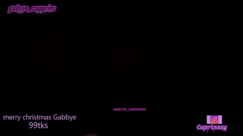gabyye capprins online show from 23, 12, 2025