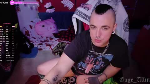 Gage Allin AKA Alpha Pussy online show from 16, 9, 2025