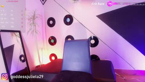 Snapshot of goddessjulieta chatting on 28, 5, 2026 Julieta online show from 28, 5, 2026
