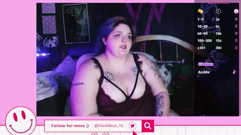 Goddess Fe online show from 29, 1, 2025