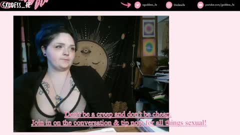 Goddess Fe online show from 23, 6, 2026