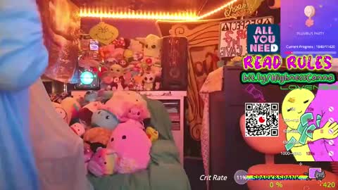 Snapshot of highnesscanna chatting on 19, 2, 2025 HiGHNESS CANNA online show from 19, 2, 2025