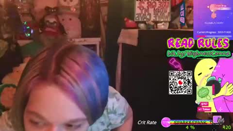 Snapshot of highnesscanna chatting on 10, 3, 2025 HiGHNESS CANNA online show from 10, 3, 2025