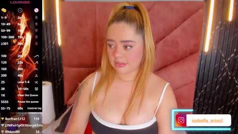 Isabella Arias online show from 7, 3, 2025