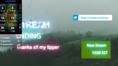 Ivy Nyxx online show from 29, 1, 2025