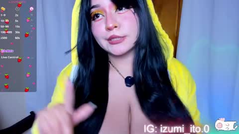 Snapshot of izumi_it0 chatting on 3, 4, 2026 Hi dont forget to follow me on Instagram so you can hear from me when Im not online. online show from 3, 4, 2026