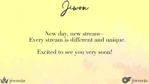 Jiwon online show from 1, 5, 2026