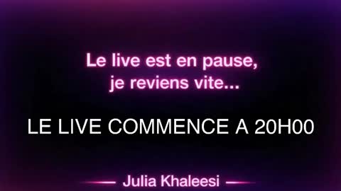 Julia Khaleesii online show from 4, 4, 2026