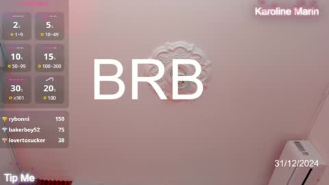 Karoline online show from 31, 12, 2024