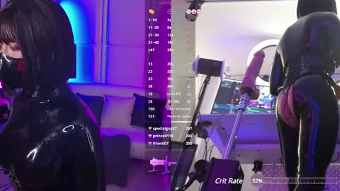 Latex Ruby online show from 9, 1, 2025