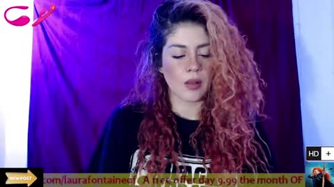 weedcam Curly Laura OF    online show from 24, 1, 2025