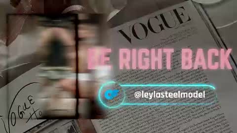 Snapshot of leyla_steel chatting on 19, 6, 2026 INSTA leylasteel model online show from 19, 6, 2026