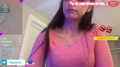 Snapshot of lilygracexoxo chatting on 4, 5, 2026 Lily Grace online show from 4, 5, 2026
