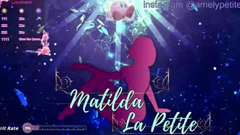 Snapshot of mathildalapetite chatting on 31, 1, 2026 Mathilda Lapetite online show from 31, 1, 2026