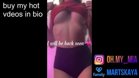 Mia Martskaya online show from 29, 4, 2026