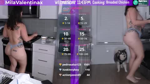 Snapshot of milavalentinax chatting on 13, 2, 2025 Mila Valentina online show from 13, 2, 2025