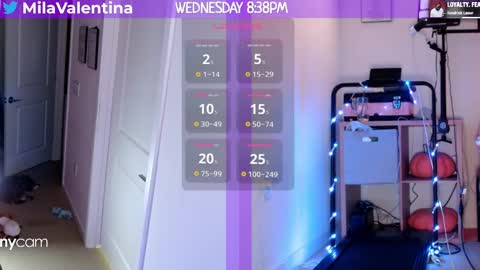 Snapshot of milavalentinax chatting on 27, 2, 2025 Mila Valentina online show from 27, 2, 2025