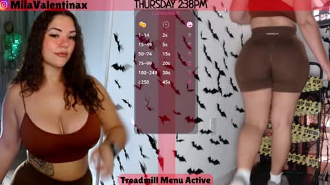 Snapshot of milavalentinax chatting on 9, 10, 2025 Mila Valentina online show from 9, 10, 2025
