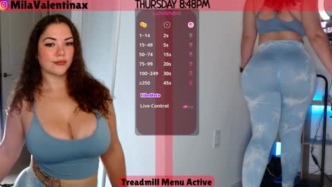 Snapshot of milavalentinax chatting on 7, 11, 2025 Mila Valentina online show from 7, 11, 2025