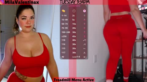 Snapshot of milavalentinax chatting on 19, 11, 2025 Mila Valentina online show from 19, 11, 2025