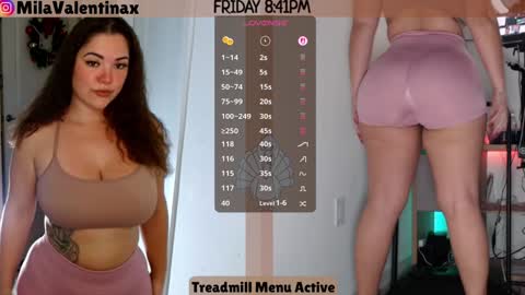 Snapshot of milavalentinax chatting on 29, 11, 2025 Mila Valentina online show from 29, 11, 2025