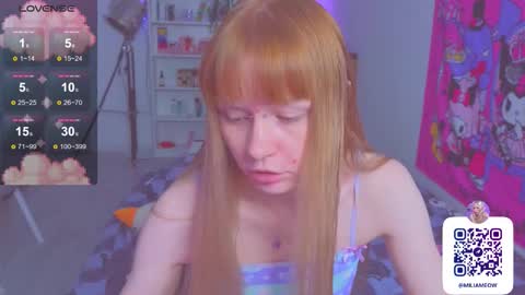 Snapshot of miliameow chatting on 9, 9, 2025 Milia online show from 9, 9, 2025