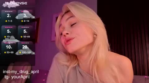 Snapshot of my_april chatting on 8, 10, 2025 April online show from 8, 10, 2025