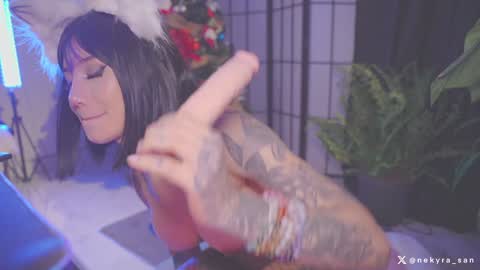 Snapshot of nekyra_san chatting on 5, 1, 2025 Mely Birthday party saturday night BYO online show from 5, 1, 2025