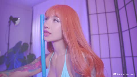 Snapshot of nekyra_san chatting on 31, 1, 2025 Mely Birthday party saturday night BYO online show from 31, 1, 2025