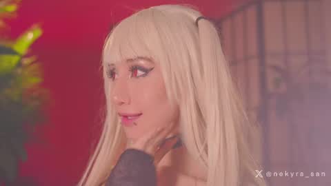 Snapshot of nekyra_san chatting on 9, 3, 2025 Mely Birthday party saturday night BYO online show from 9, 3, 2025