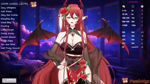 Succubus Nyx online show from 9, 12, 2024