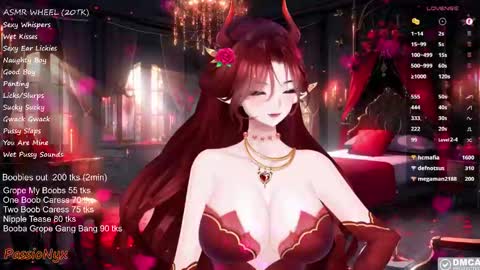 Succubus Nyx online show from 16, 2, 2025