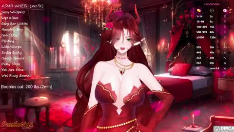 Succubus Nyx online show from 23, 2, 2025