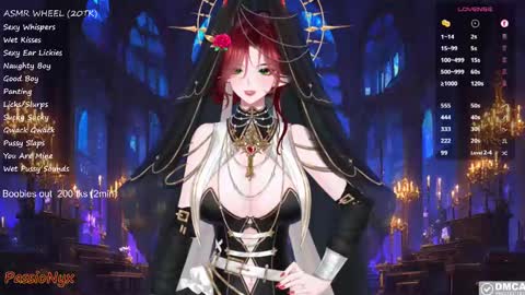 Succubus Nyx online show from 23, 2, 2025