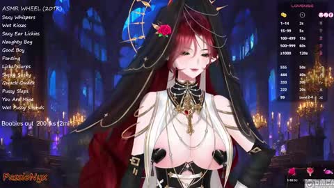 Succubus Nyx online show from 24, 2, 2025